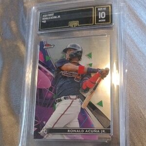 Ronald Acuna Jr. Baseball Card GMA 10